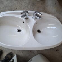 Wastafel dubbel nr.1