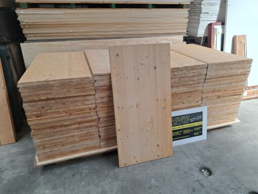 Grenen timmerpaneel (59x117 cm) - Afbeelding 2