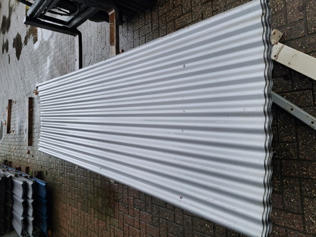 Stalen golfplaten (gebruikt) 325 cm