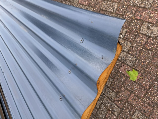 Sandwichpaneel dakplaat golf antraciet/wit 45/85 mm (partij 10) - Afbeelding 9