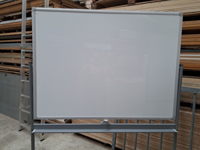 Verrijdbaar whiteboard dubbelzijdig magnetische (120x90 cm) - Afbeelding 6