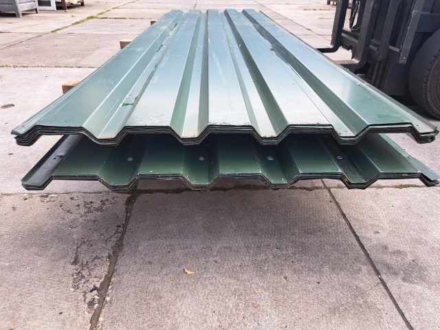 Damwand platen groen (gebruikt) nr.2 - Afbeelding 3